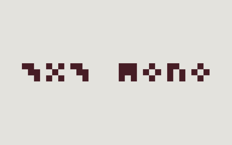 【3x3 Mono】这是一款等宽英文像素字体 免费商用字体！-优享侠
