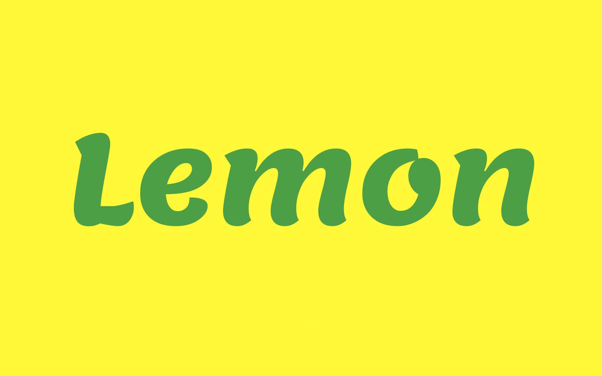 【Lemon】它是一种来自于绘制的街道商店招牌的英文字体 免费商用字体！-优享侠
