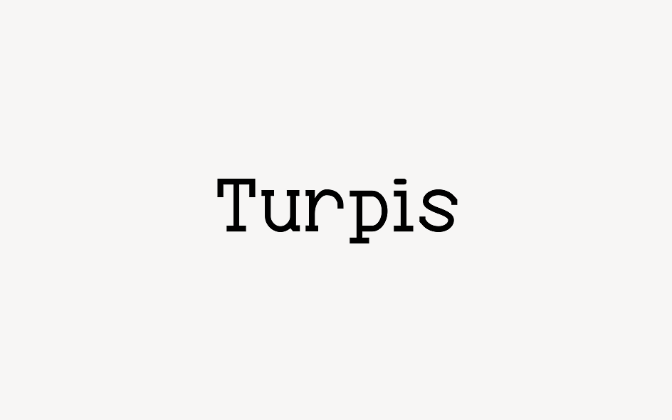 【Turpis】它是一款2种样式和448个字形的英文字体 免费商用字体！-优享侠