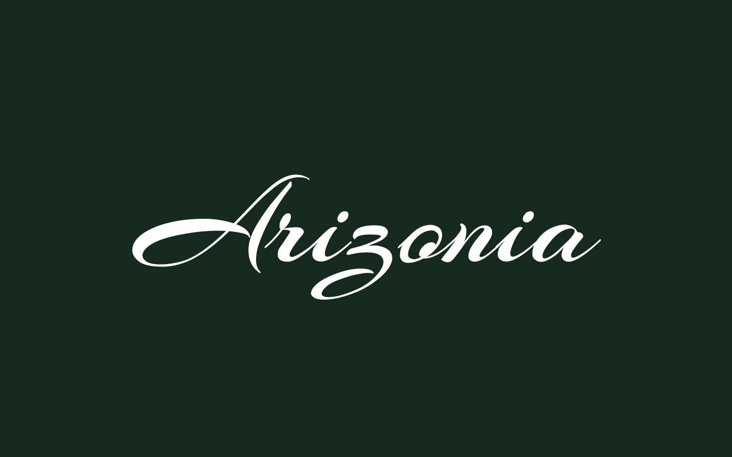 【Arizonia】它的灵感来自于在一辆建筑卡车上发现的字母 免费商用字体！-优享侠