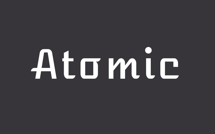 【Atomic Age】它的灵感来自美国上世纪50年代汽车铭牌上的文字 免费商用字体！-优享侠