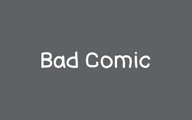 【Bad Comic】它是一款英文手写风格字体 免费商用字体！-优享侠