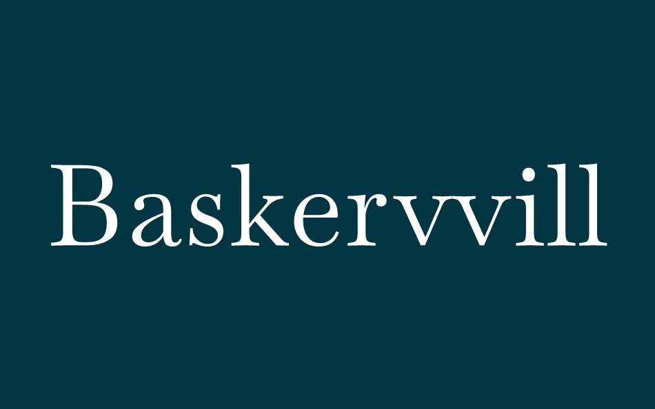 【Baskervville】雅各布对巴斯克维尔字体的复兴 免费商用字体！-优享侠