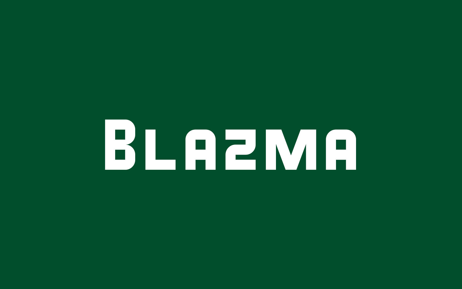 【Blazma】它是一款含725个字形的英文字体 免费商用字体！-优享侠