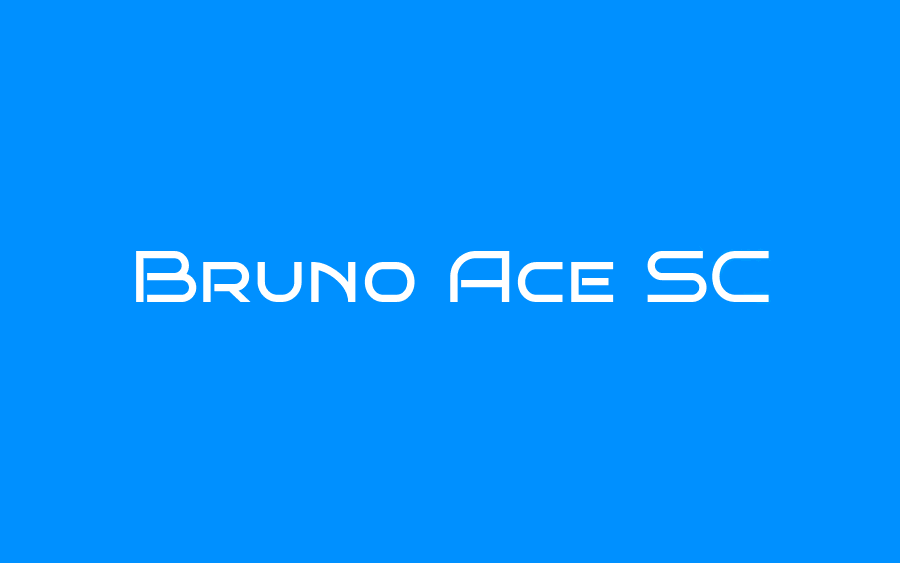 【Bruno Ace SC】它是从现代汽车标志中汲取灵感而来的字体 免费商用字体!-优享侠