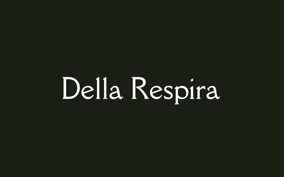 【Della Respira】它是基于Della Robbia的复兴和扩展字体 免费商用字体!-优享侠