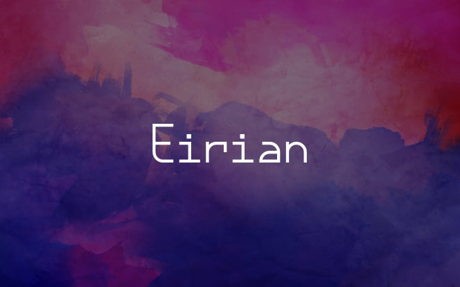 【Eirian】它是一款共包含514个字形的英文字体 免费商用字体!-优享侠