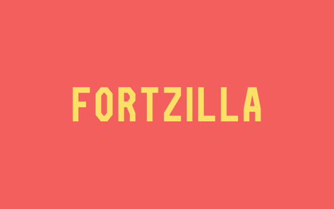 【Fortzilla】这是一款4种样式和505个字形的英文字体 免费商用字体！-优享侠