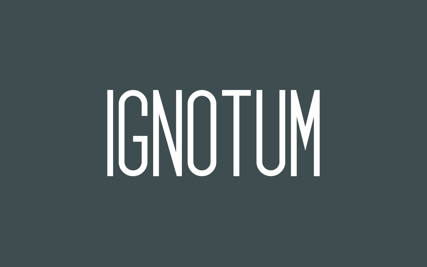 【Ignotum】它是一款2种样式和308个字形的英文字体 免费商用字体!-优享侠