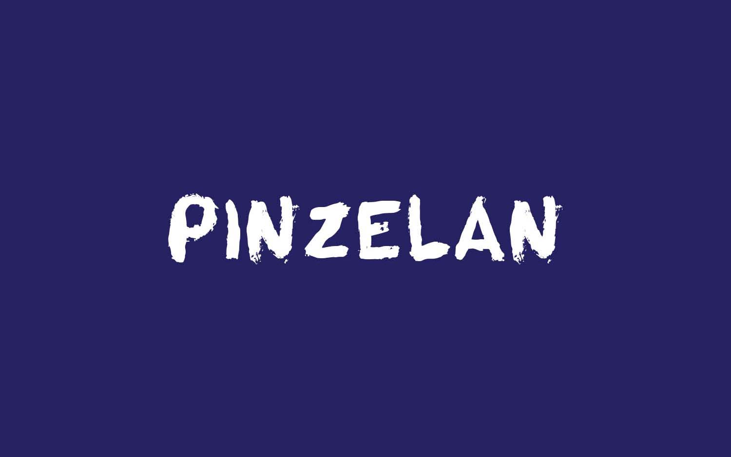 【Pinzelan】它是一款手写风格英文字体 免费商用字体！-优享侠