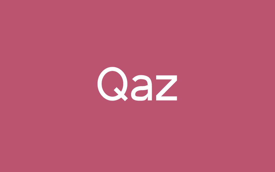 【Qaz】它是一款2种样式和506个字形的英文字体 免费商用字体！-优享侠