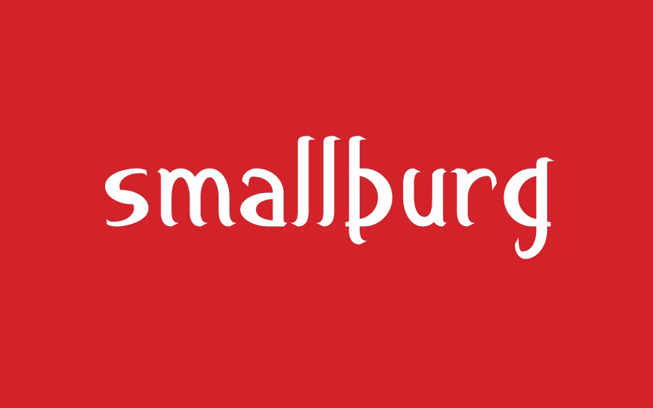 【Smallburg】它是一款手写风格英文字体 免费商用字体！-优享侠
