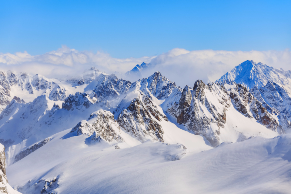 极地之旅：阿尔卑斯山脉的冰雪奇缘 无版权可商用图片素材 免费下载！-优享侠