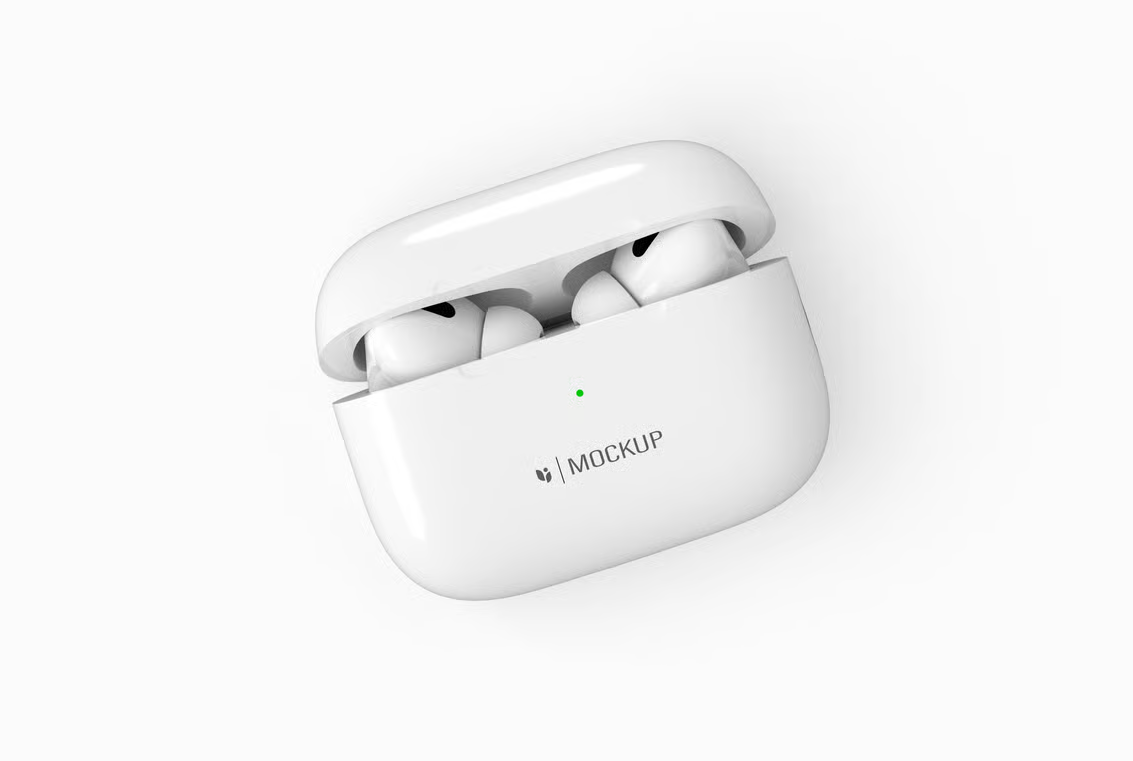 AirPods Pro 样机（PSD样机模板）可商用无线蓝牙耳机/电子设备样机免费下载！-优享侠