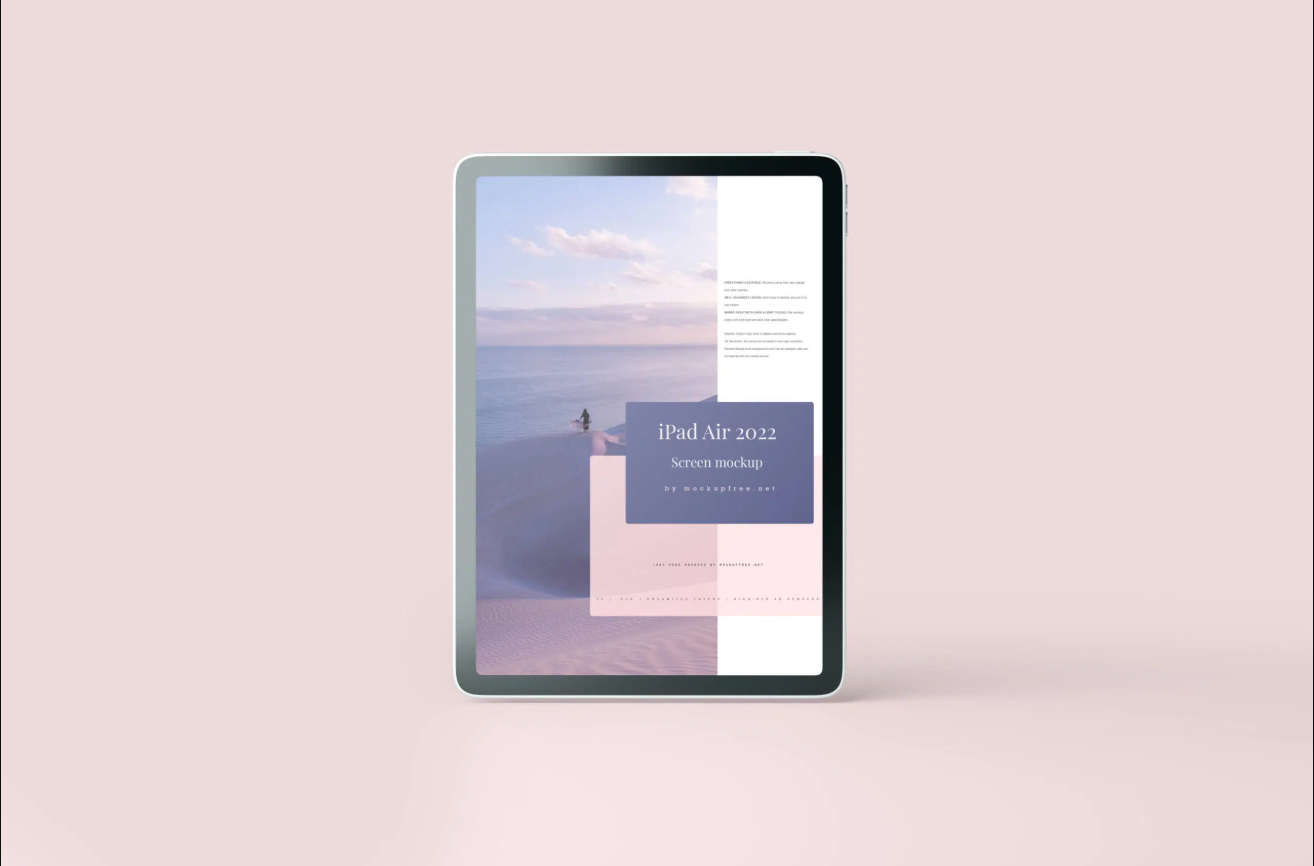 苹果iPad Air 2022模型-优享侠